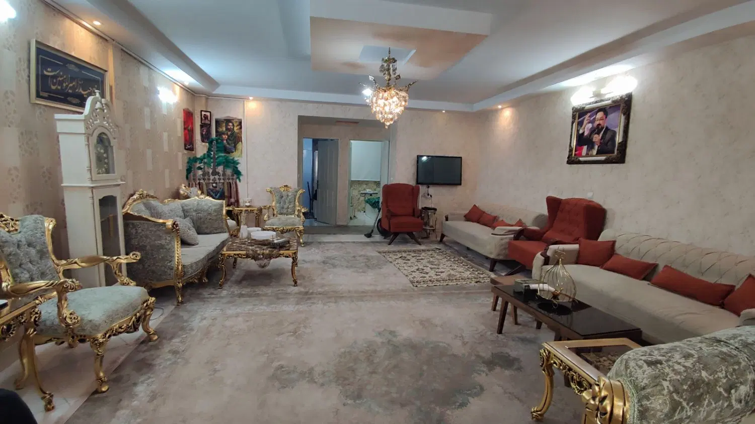 ۱۱۵ متر ۲ خواب همکف _هنرور _افتابی