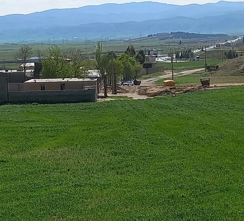 زمین کشاورزی برجاده اصلی