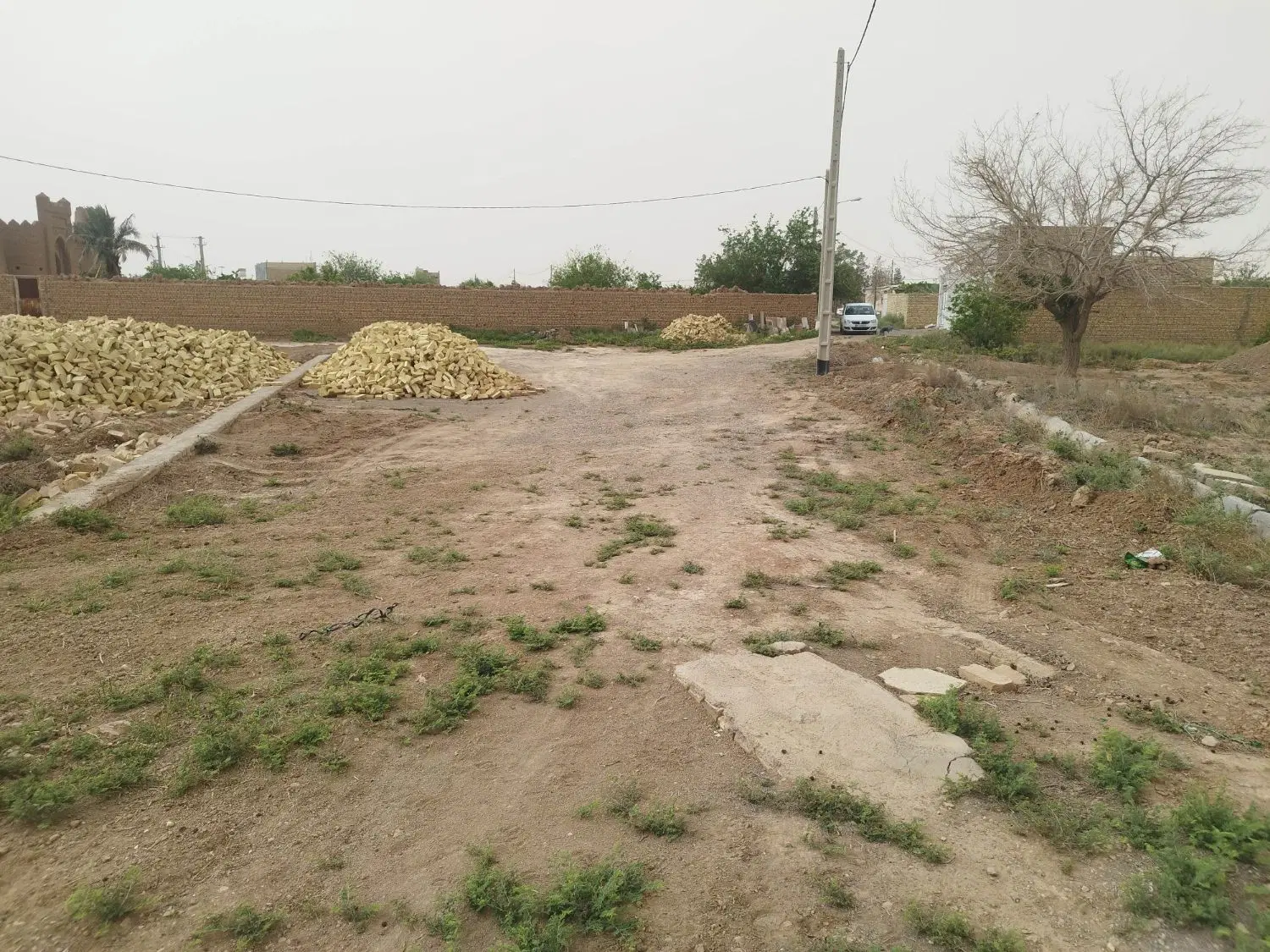 فروش زمین در بدراباد کوچه قبل از تالار قصر