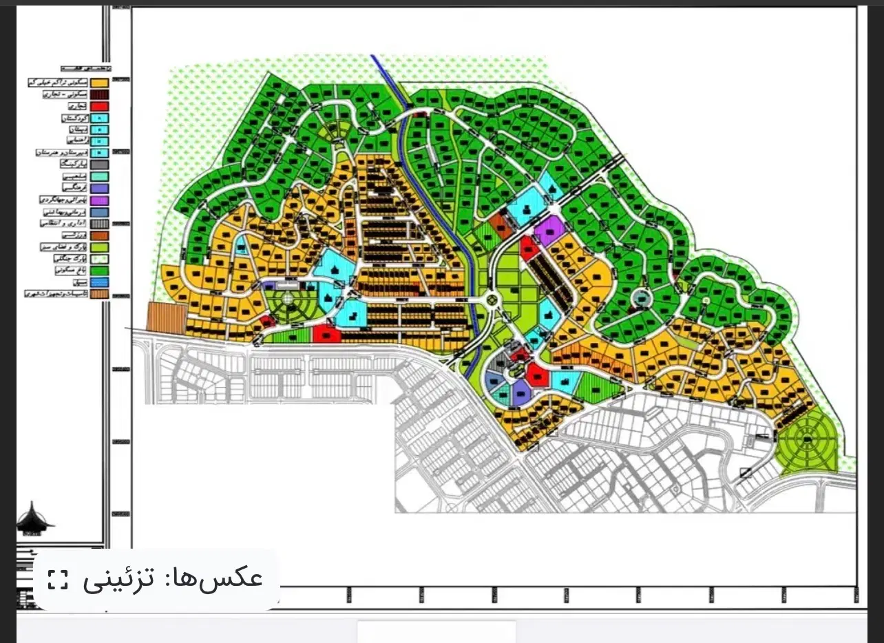 زمین مسکونی در فاز ۴ محله ۵ متراژ ۲۷۵