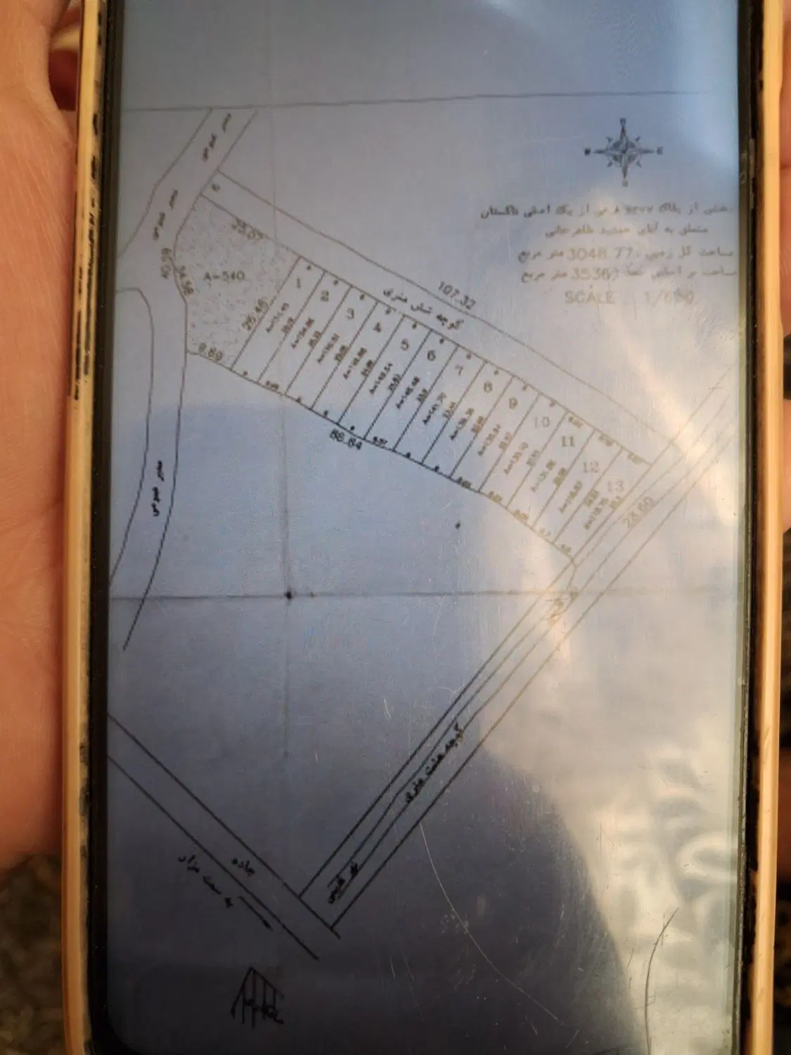 زمین مسکونی ۱۱۰ متری
