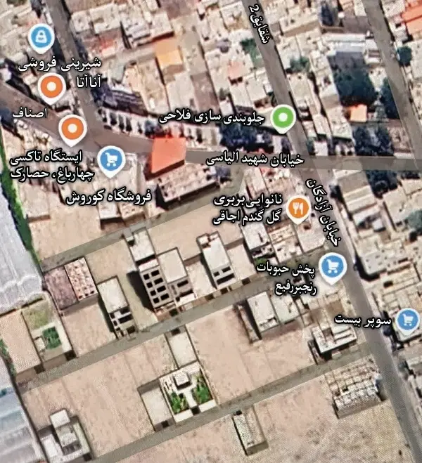 زمین مسکونی شهر چهارباغ