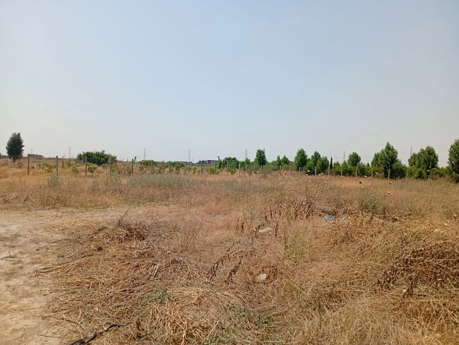 زمین باغی 300تا1700متری با چاه آب بتونی معاوضه