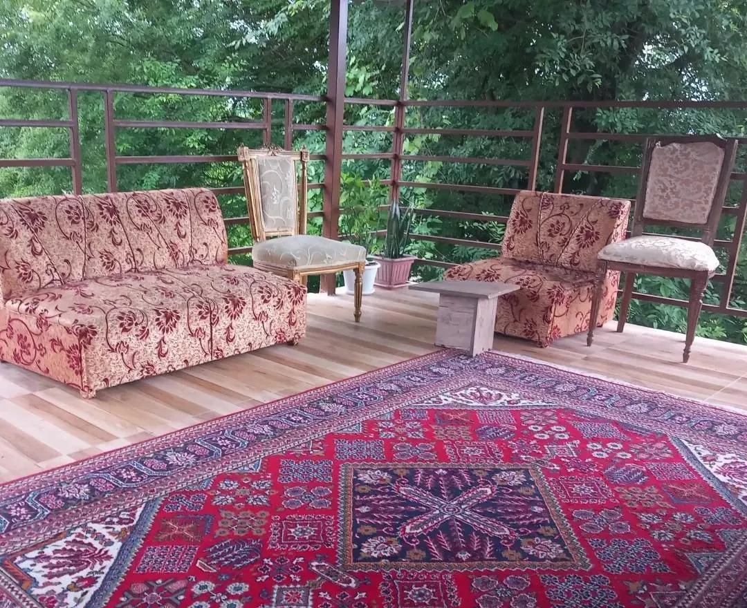 کلبه چوبی جنگلی دوبلکس