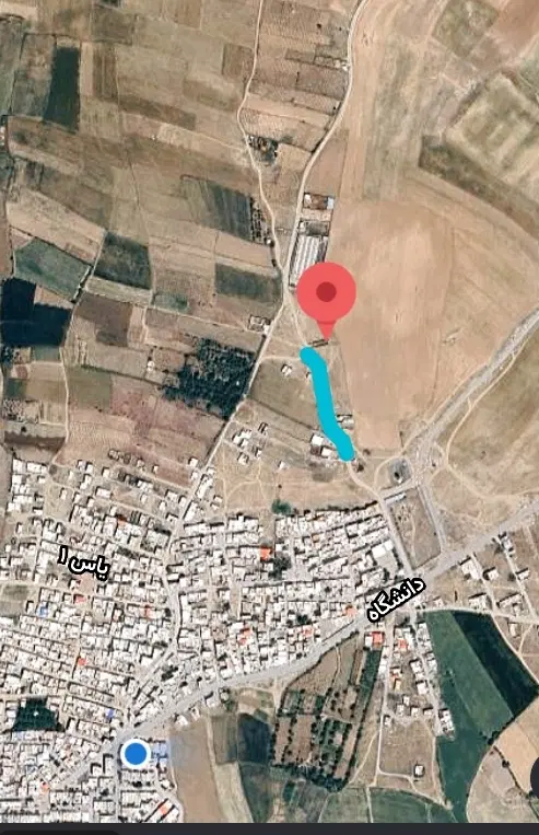 زمین حسن آباد 160 متر
