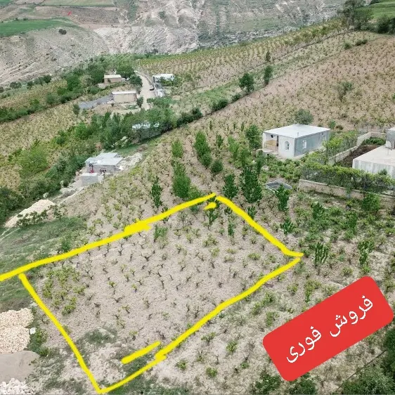 یه زمین به مساحت۲۵۰متربه فروش میرسد