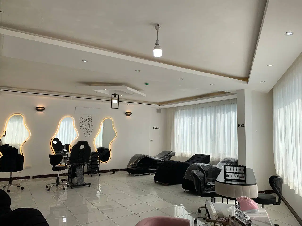 اجاره لاین برا کراتین و رنگ کار و ارایش دائم ..