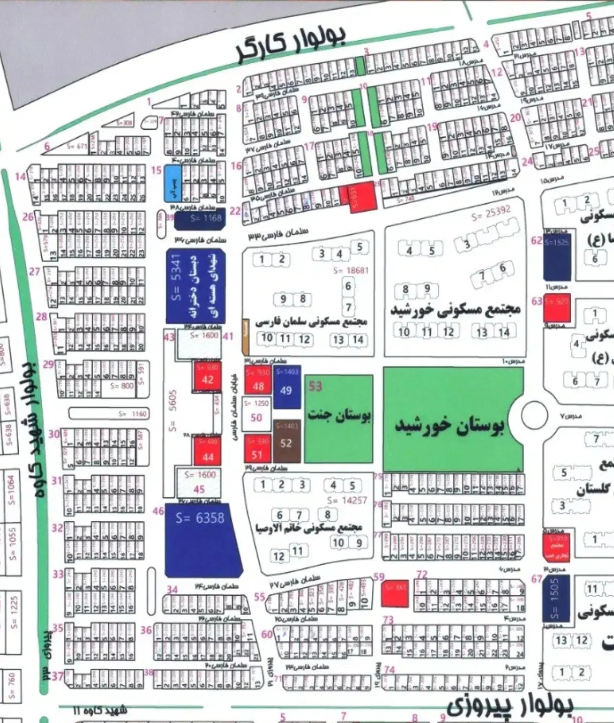 زمین محله ده با پروانه ،موقعیت عالی