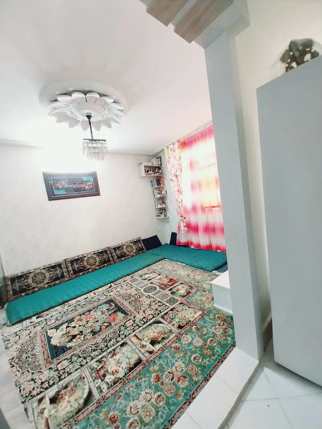 آپارتمان تمیز خوش نقشه غرق نور مناسب تازه عروس