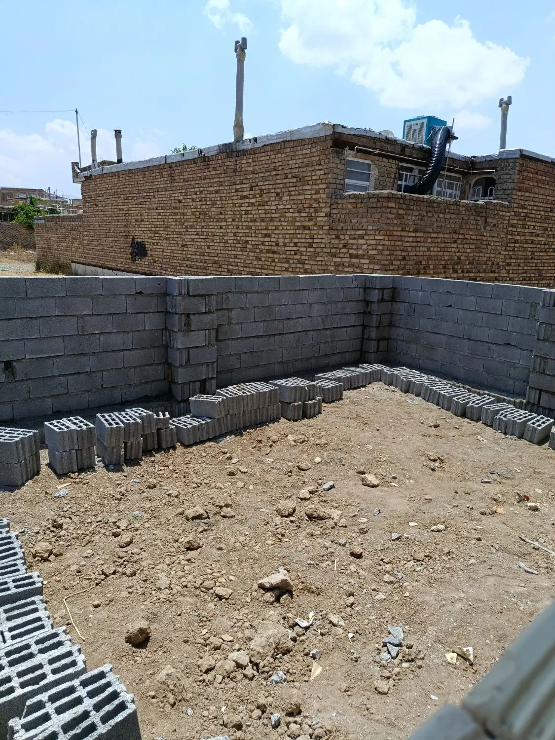 اسکلت بتن درگل سرخ