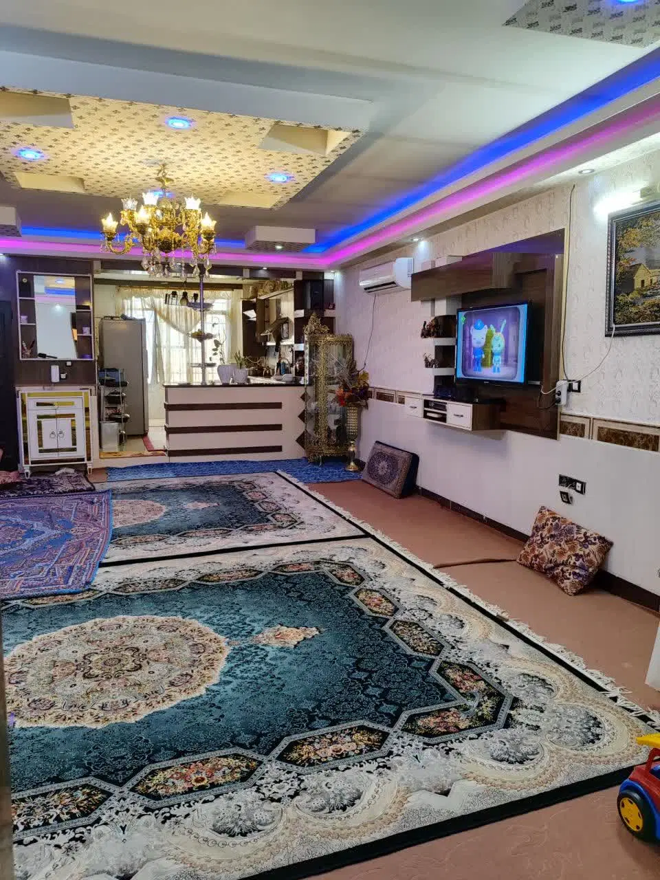 آپارتمان 120 متر غرق نور حاشیه توس 91