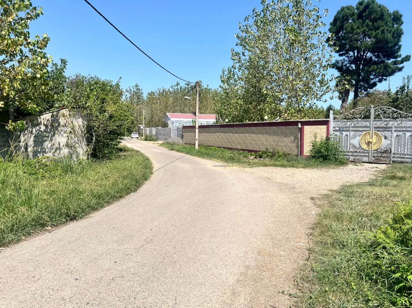 زمین مسکونی در روستای چوبه
