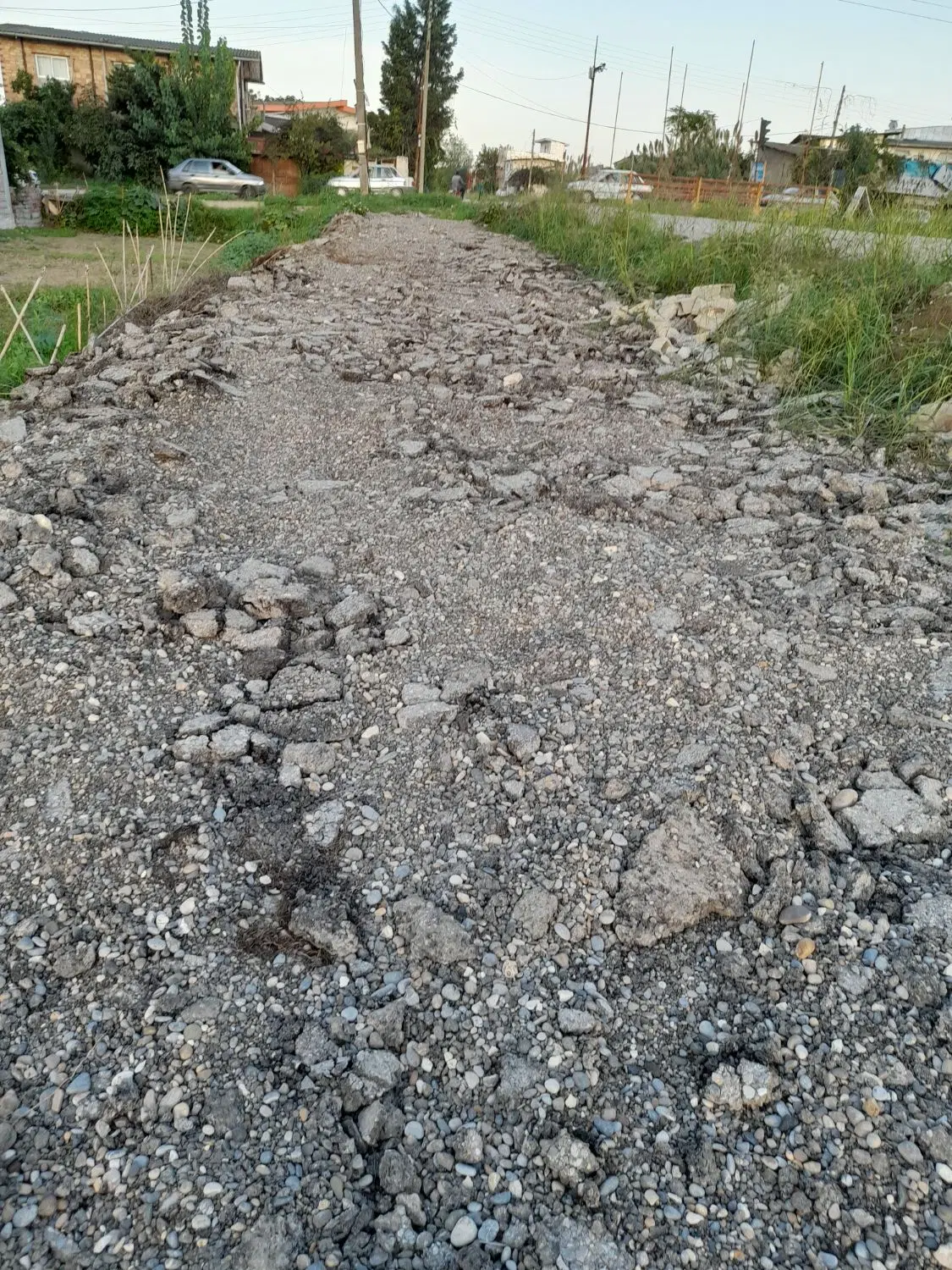 زمین روستای فرح آباد خیل داخل بافت نزدیک جاده