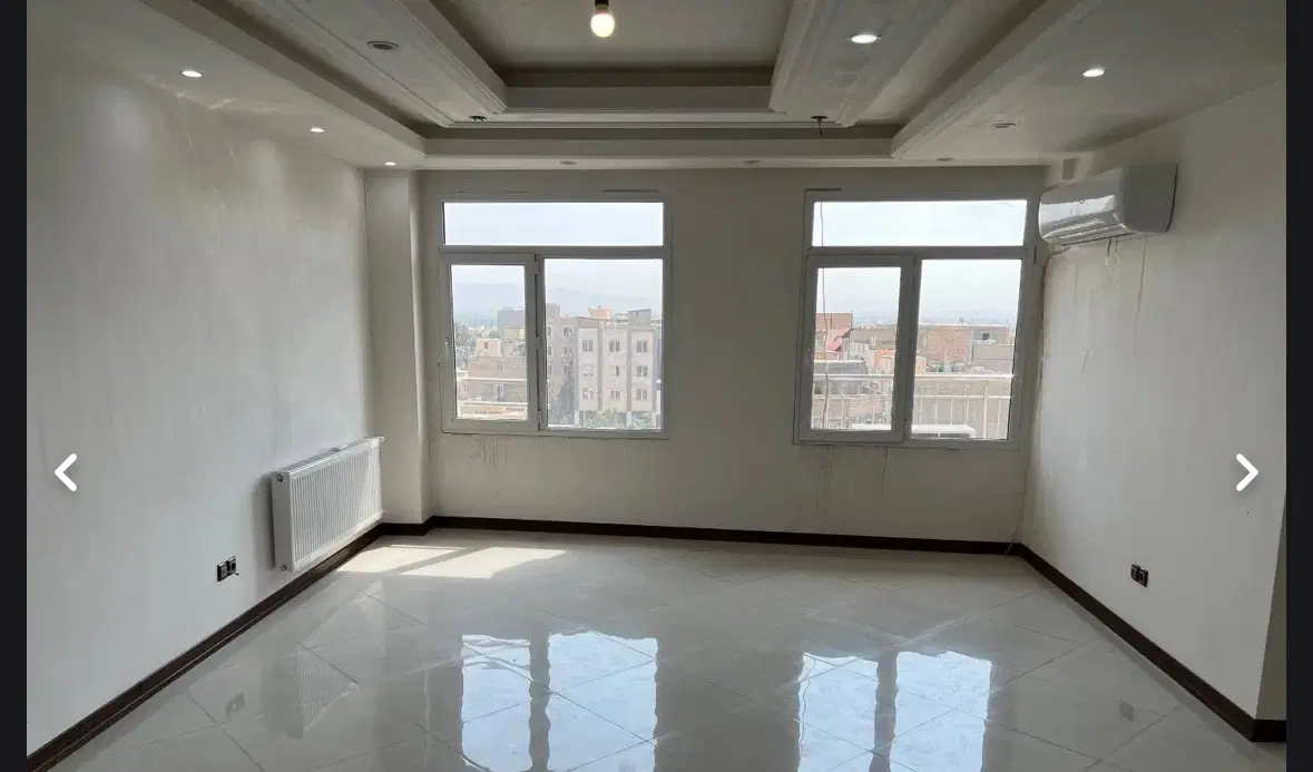 ۱۰۵ متر تازه ساخت + تراس بزرگ + نورگیر خیره‌