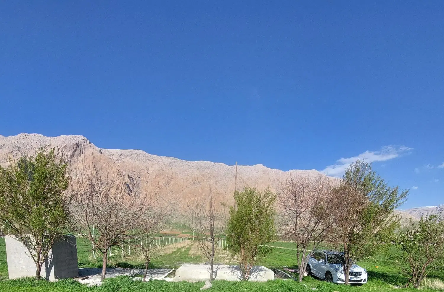 زمین باغی میاندربند جاده سنندج