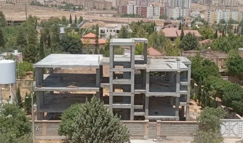 فروش زمین ۱۲۰۰ متری با اسکلت ۷۲۰ متری و مجوز