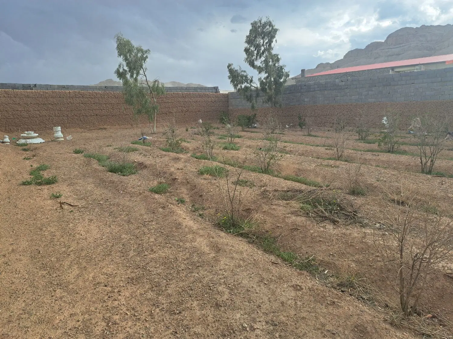 زمین باغی چهاردیواری قدیمی سرشبادران