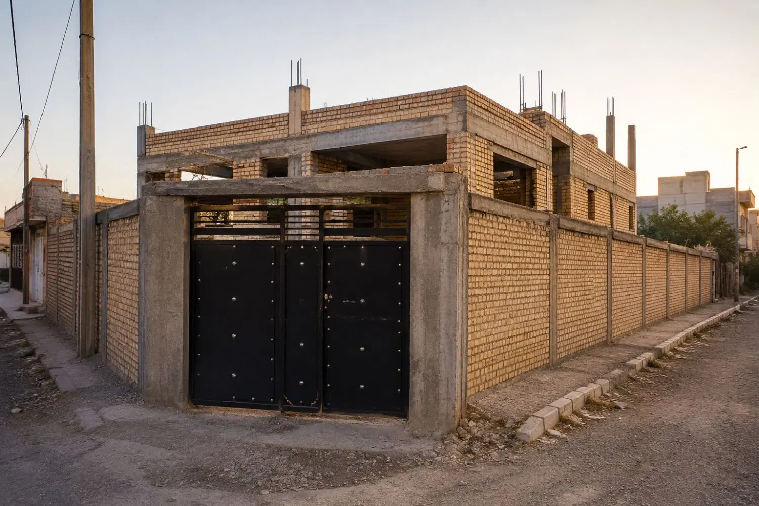 فروش منزل نیمه‌کاره ۱۱۵ متری دو نبش خیابان باغبان
