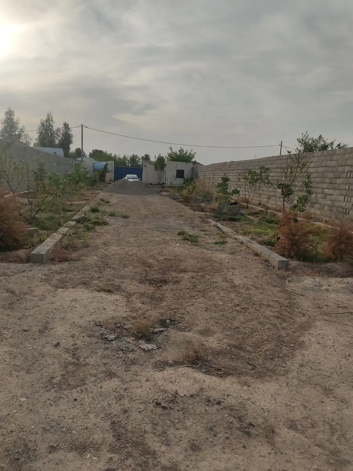 زمین باغی چهار دیواری  کبوتر اباد