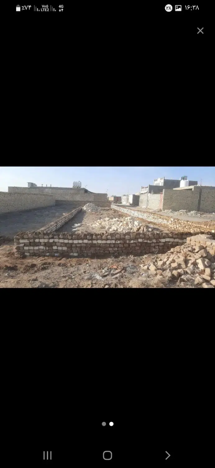زمین ۲نبش شمالی حکمت۶۵