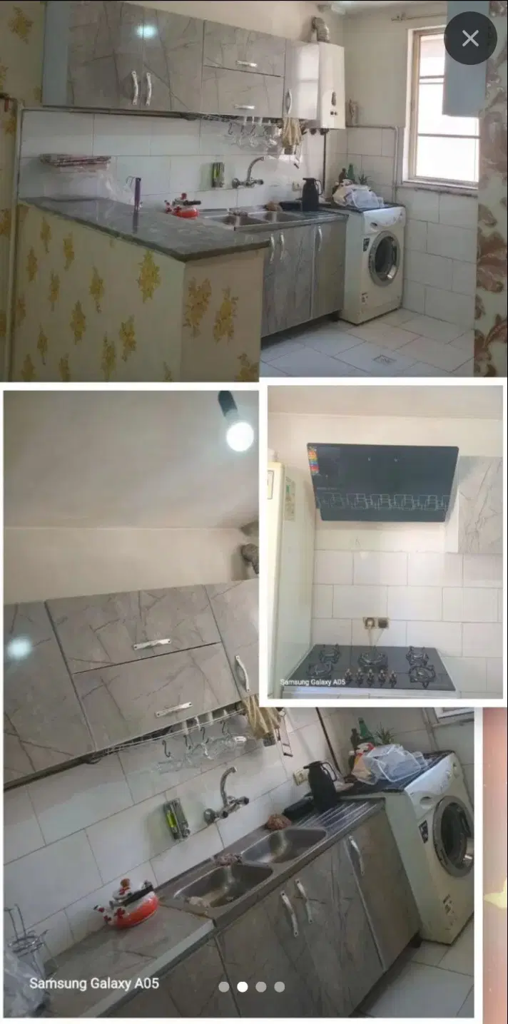 واحد ۶۰ متری بالای طبقه همکف بازسازی شده