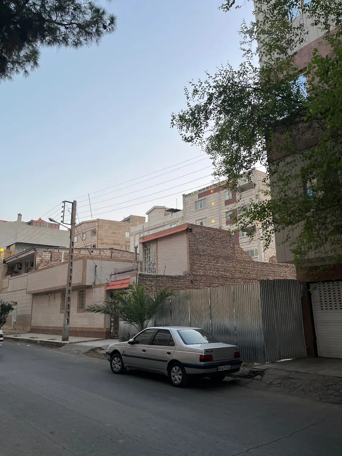 زمین آماده ساخت با پروانه