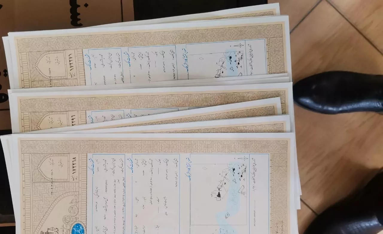 زمین فروشی گلبهار پلاک اصلی 1000متری بخش7
