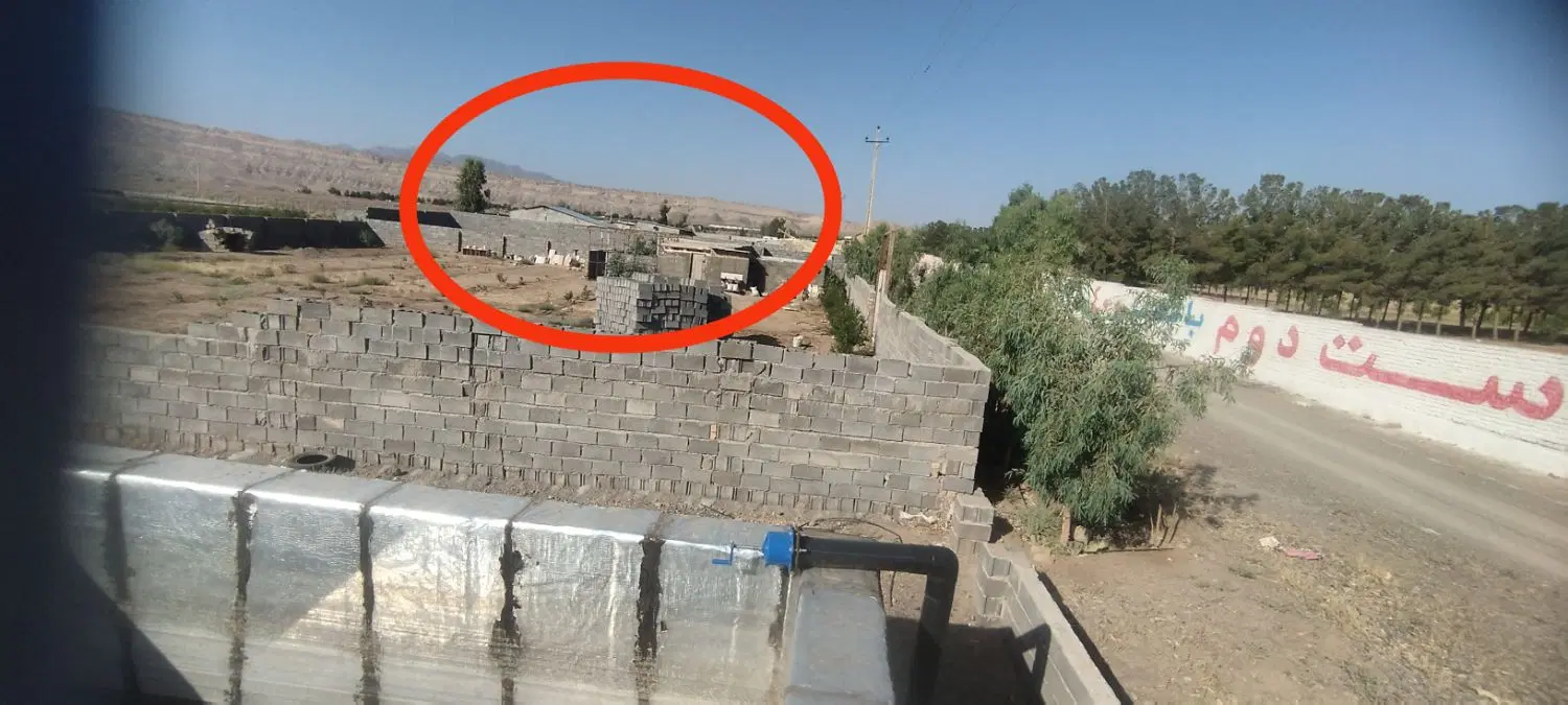 زمین باغچه ویلا چهار دیواری