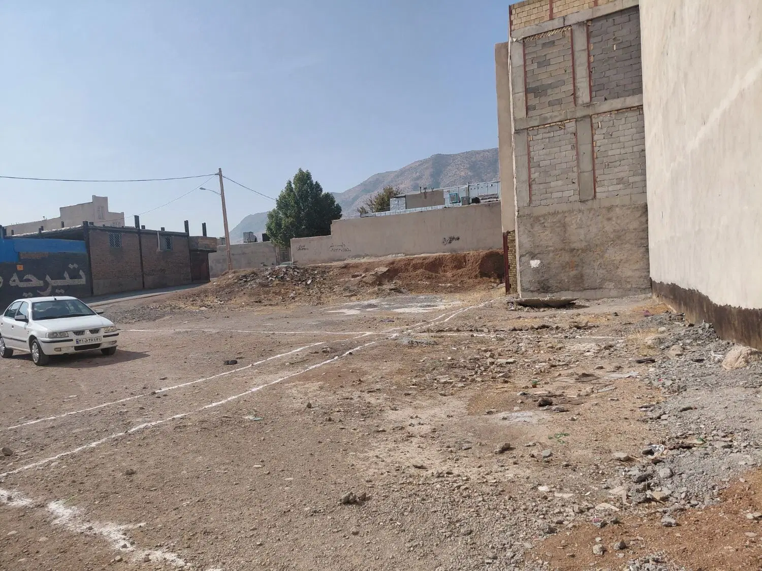 زمین قطعه دوم از خیابان