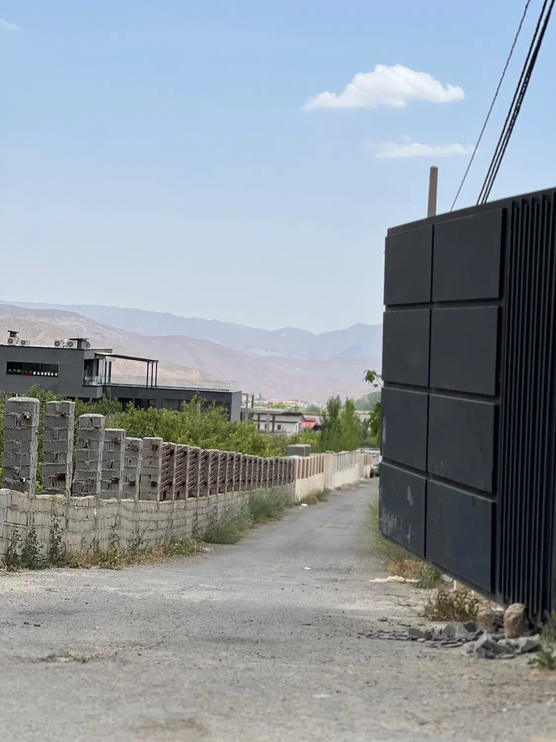 زمین دیوار کشی ۵۰۰ متری شهرک قدیمی _ جابان دماوند