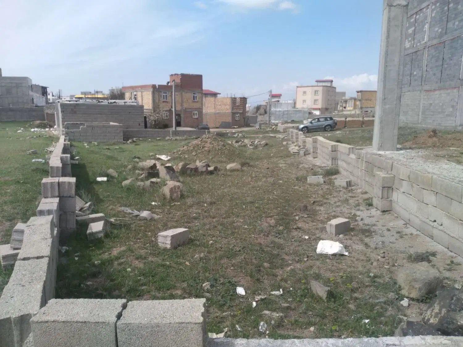 زمین سنددار مسکونی ۴۲۱متر در نمین دو بر