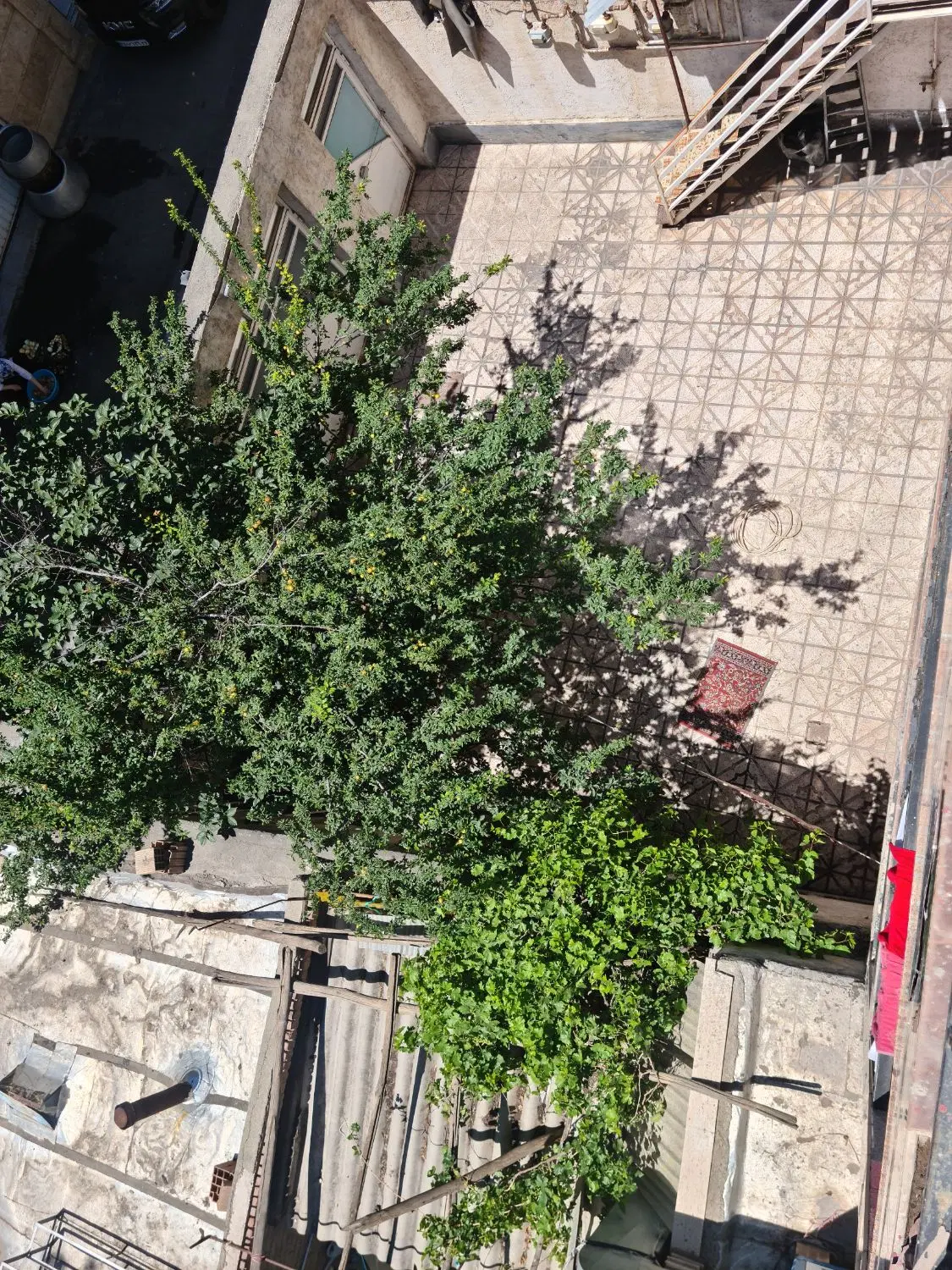 طبقه ۳ آپارتمان برخیابان