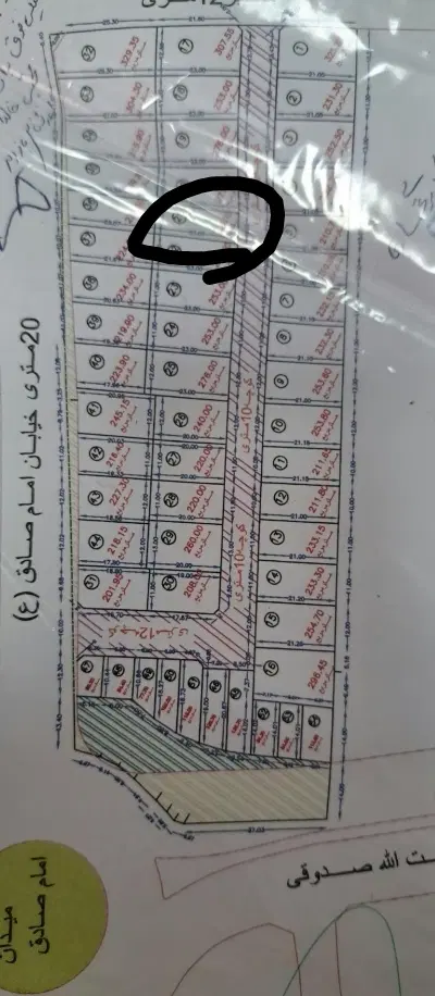 زمین فروشی سند تک برگ کوهبنان امام صادق