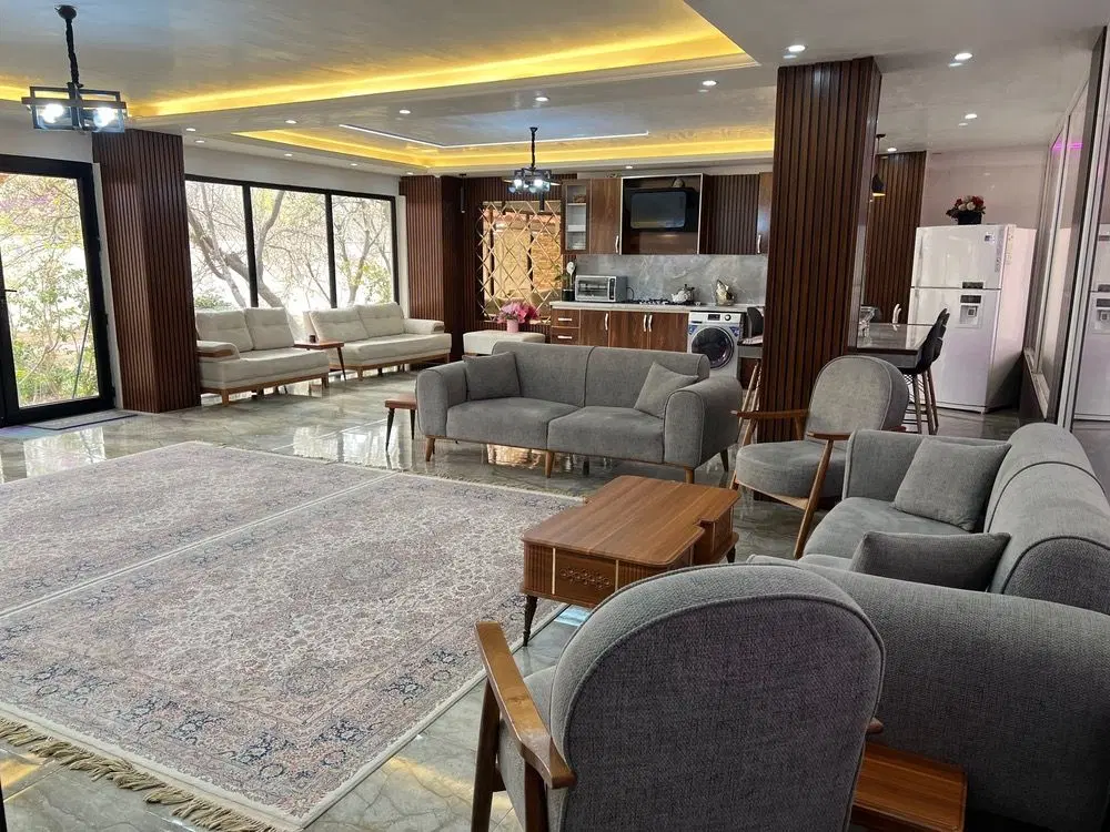 اقامت باغ ویلا وزانه ماهانه سالانه فول فرنیش استخر