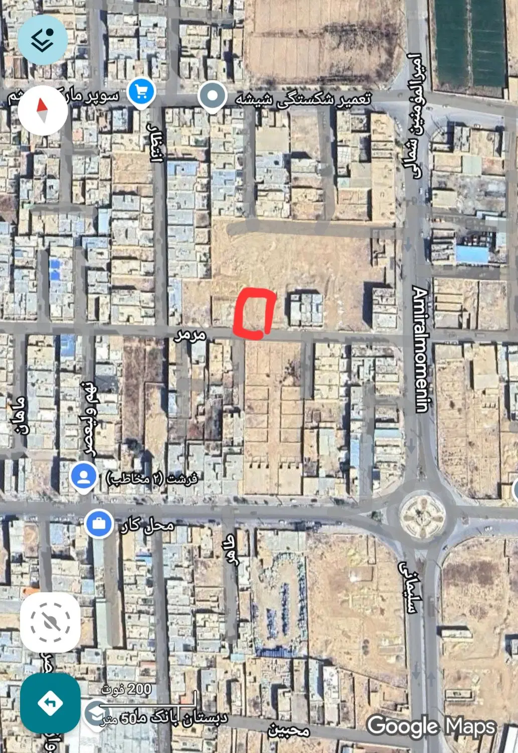 زمین مسکونی سنددار اکرم آباد