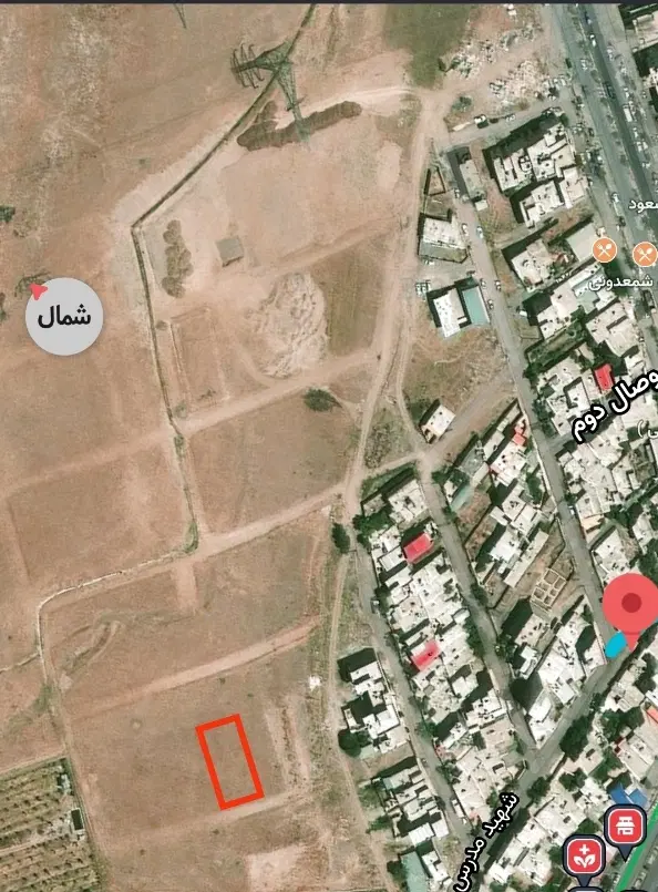 زمین مسکونی کورانه شینقر