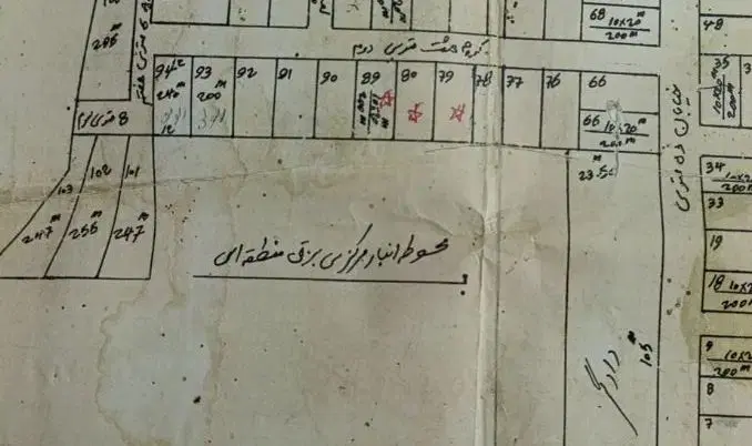 زمین مسکونی ۶_۶۵ در ۲۰ متر مجموعا ۱۳۳ متر مربع