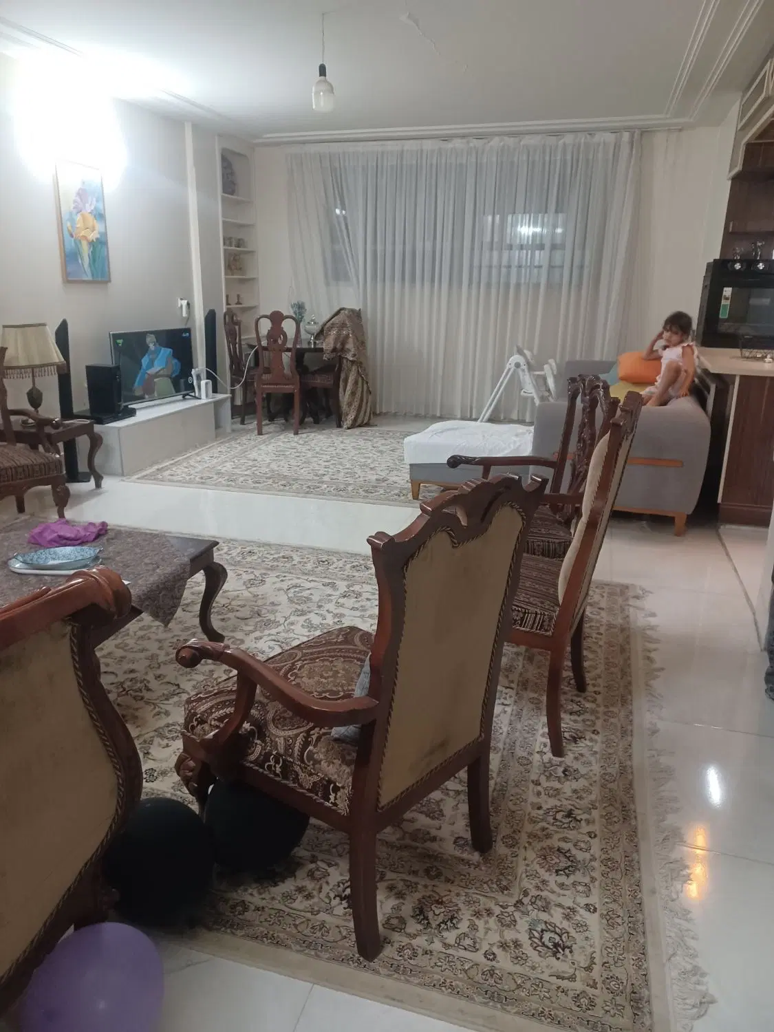 رهن اجاره آپارتمان ۹۳ متری شمالی ط ۲ باپله