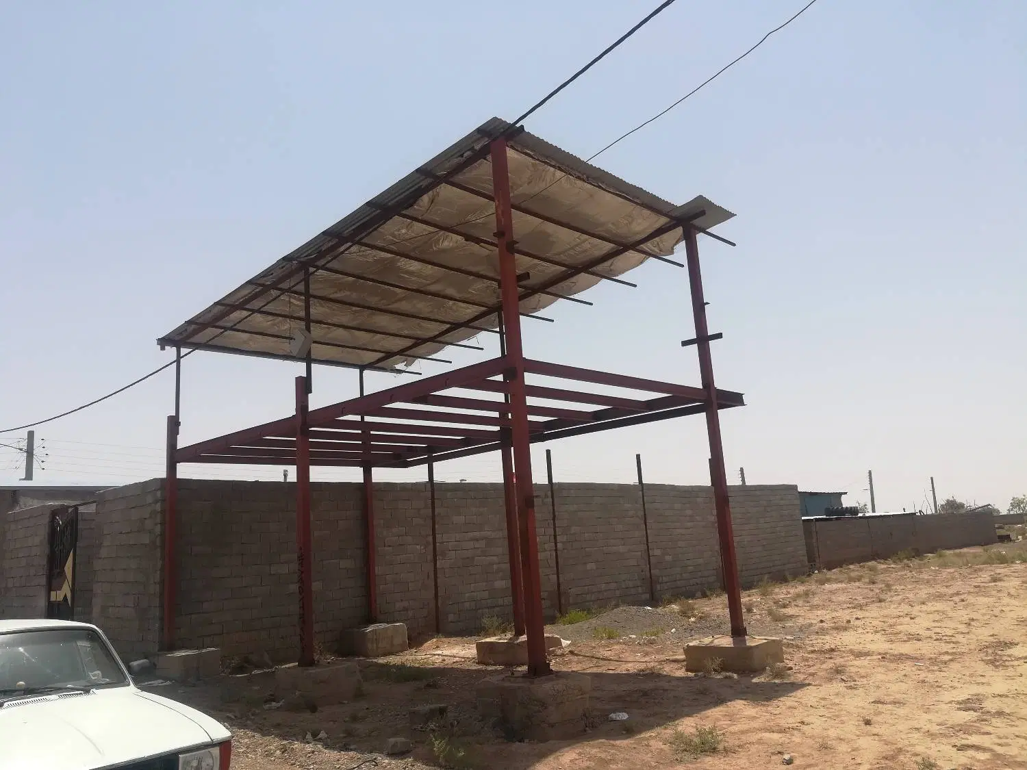 خانه نیمه ساز روستای خیر آباد کفه
