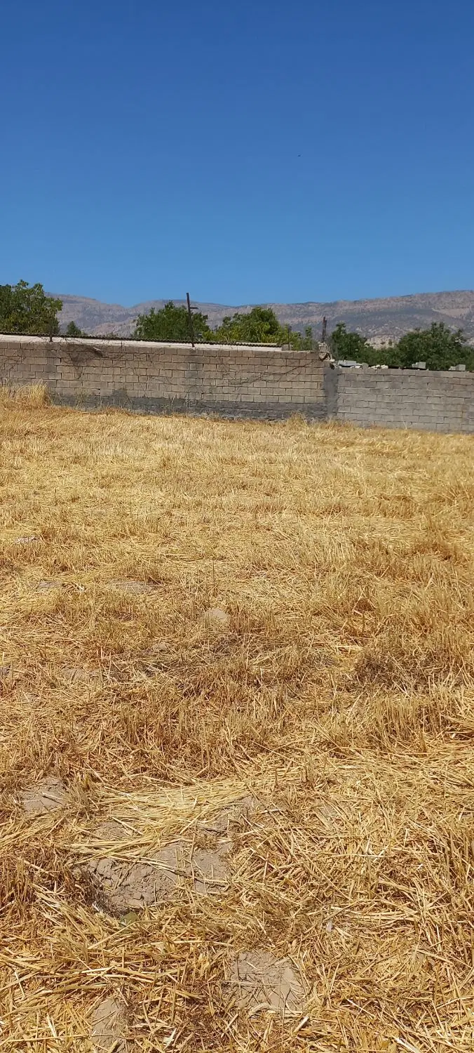 زمین جهت خانه باغ جاده شهرک قدس