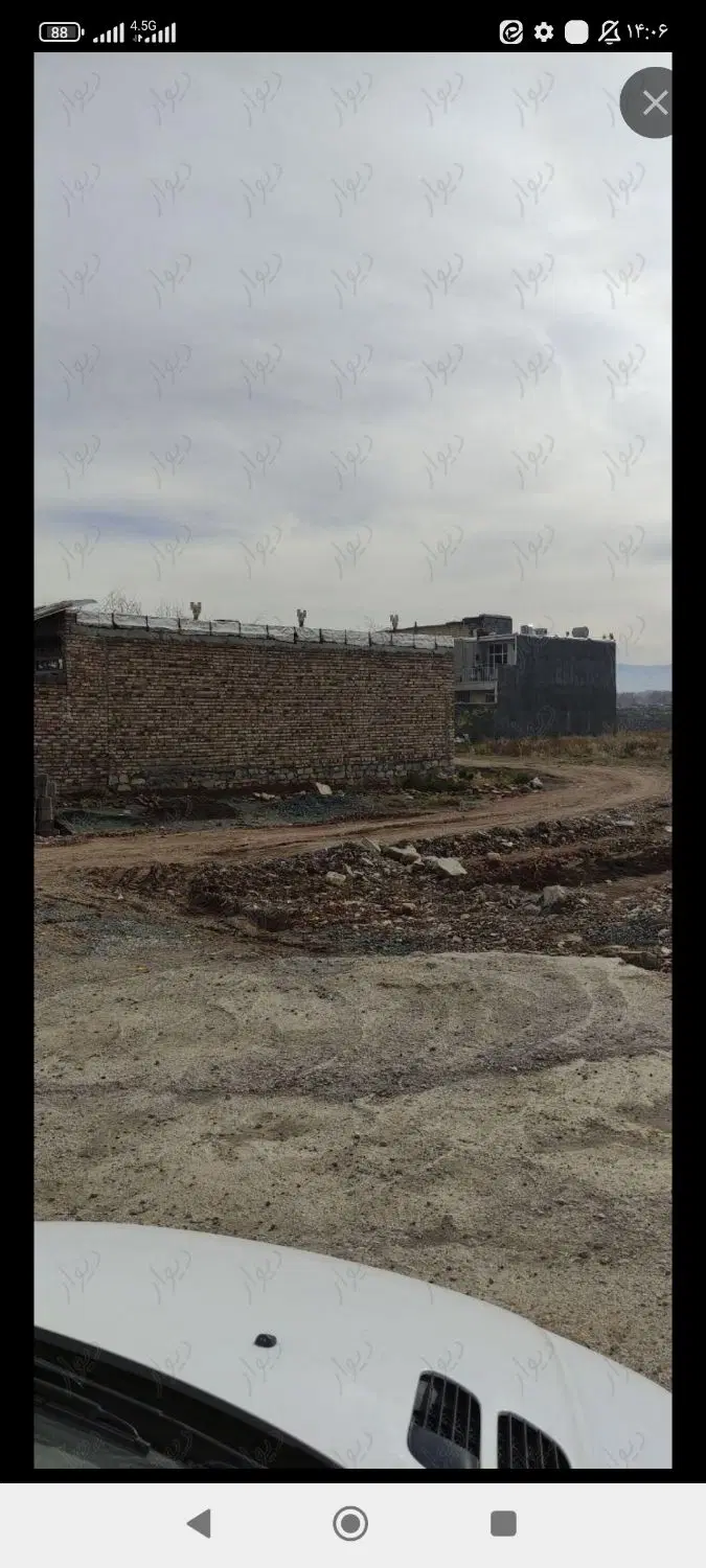 زمین قولنامه ای ۱۲۰متری مسکونی