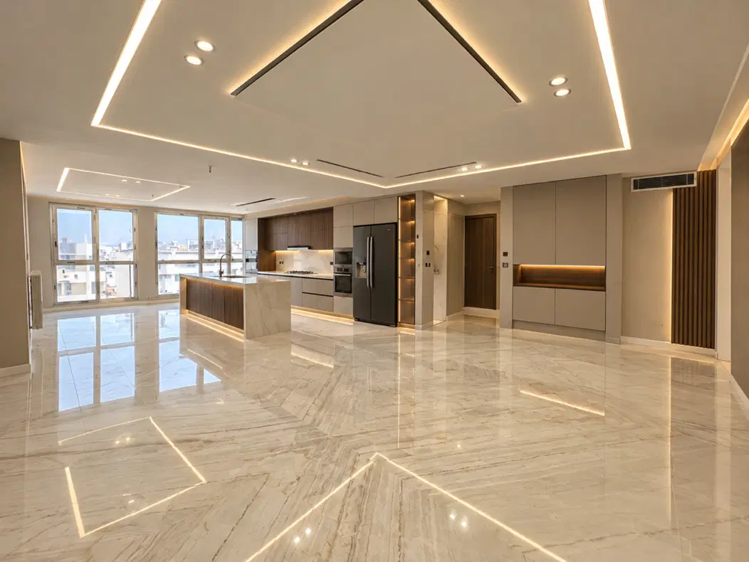 آپارتمان ۱۳۱ متری_۲ پارکینگ_۳خواب_نوساز_تاپ‌لوکیشن