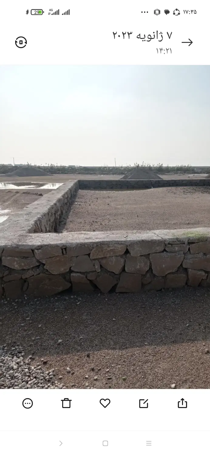 زمین 100متری شیبان