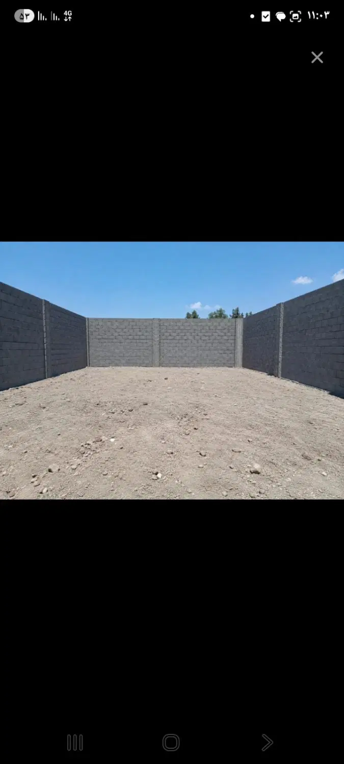 زمین ۸۴ متری سنددار منزل اباد