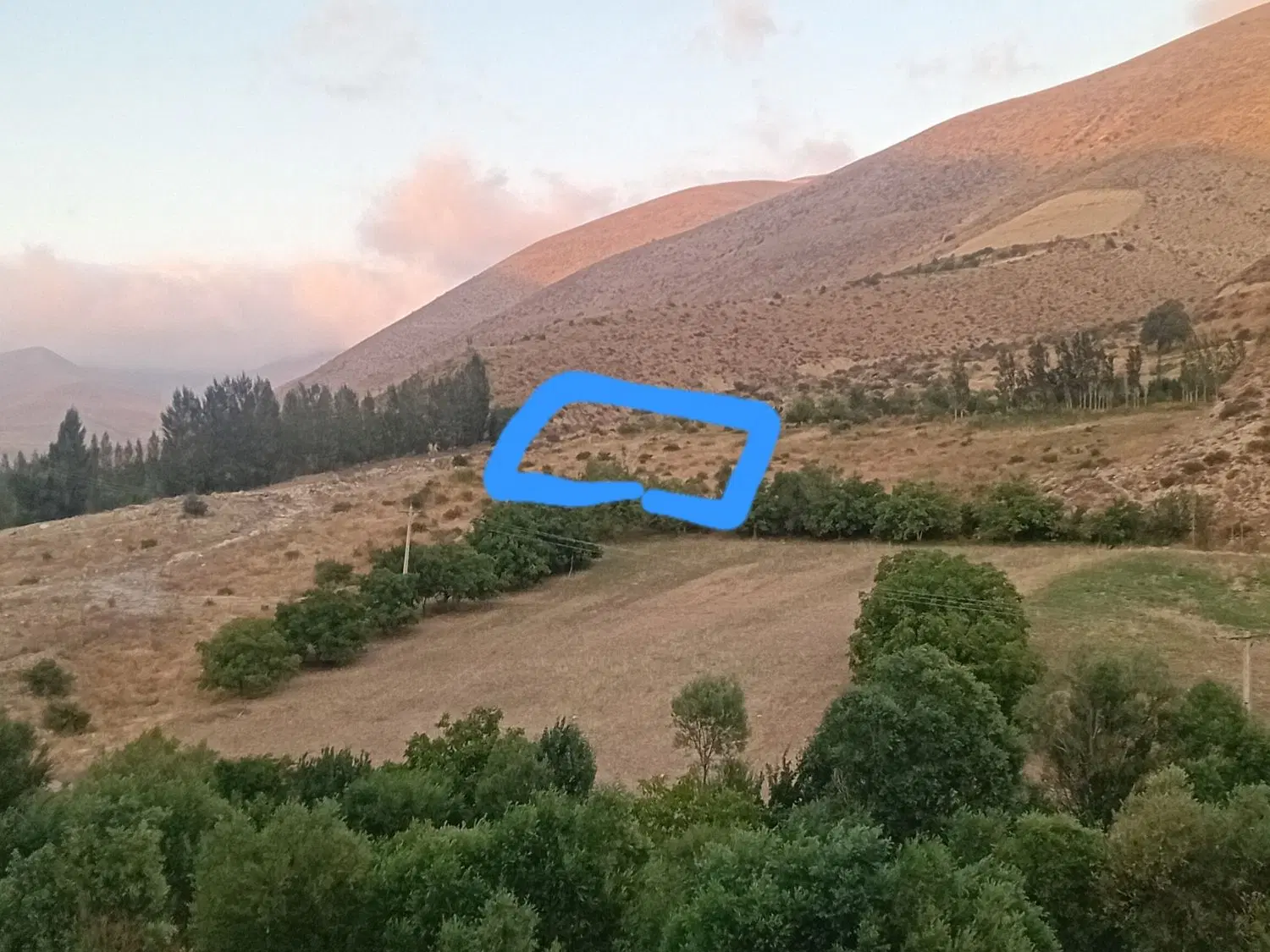 ۷۵۰متر زمین در روستاری گلزار