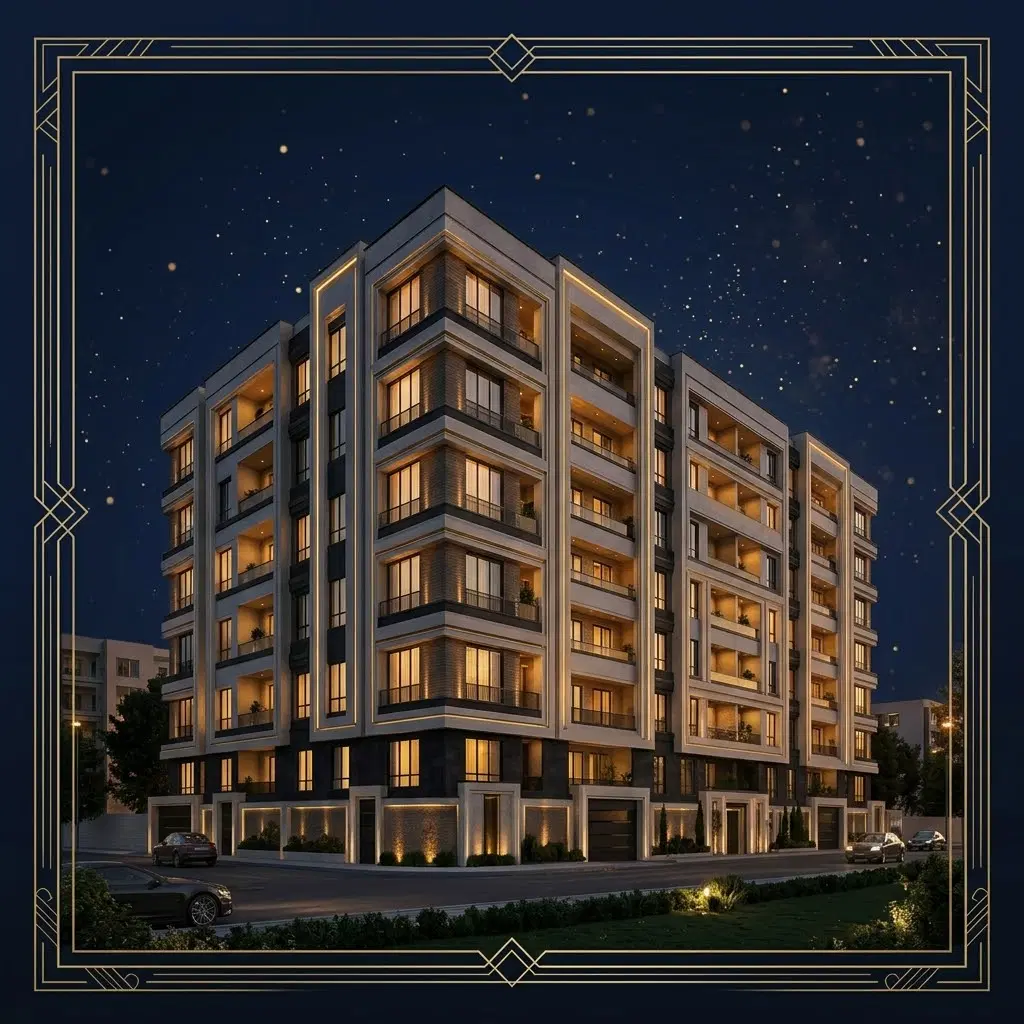 پیش‌فروش آپارتمان لوکس زیباشهر _ دو کله