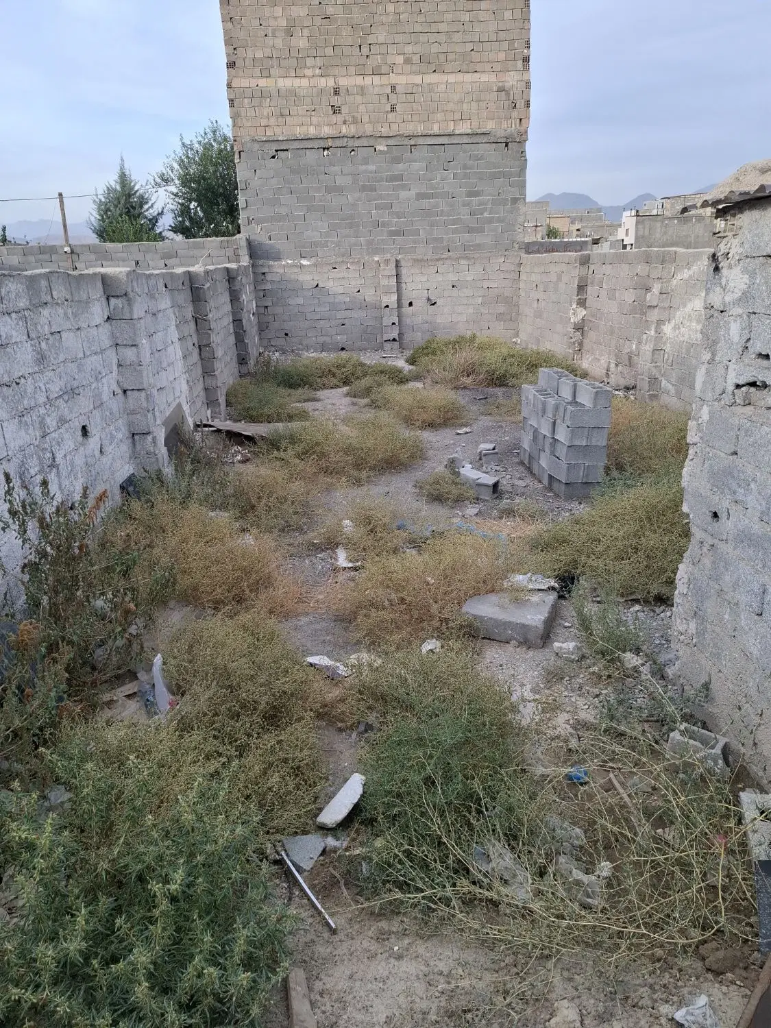 زمین چهار دیواری