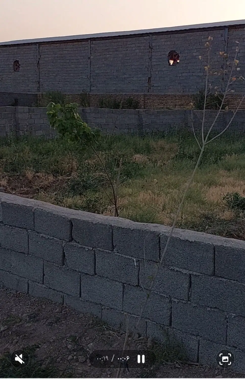 زمین باغی ۵۰۰ متر چهار دیواری