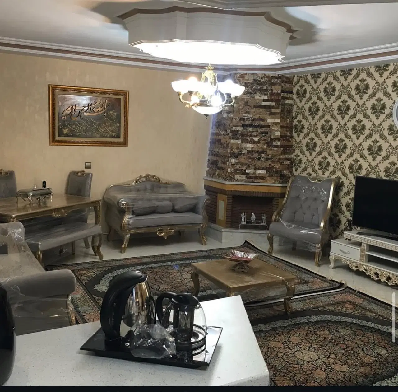 ۷۵ متر ۲ خواب طبقه ۴ فول امکانات