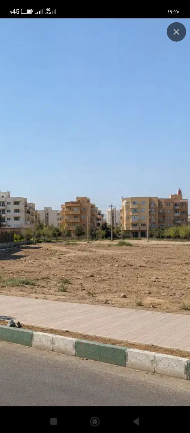 زمین تجاری ۲۲ متر فاز ۶